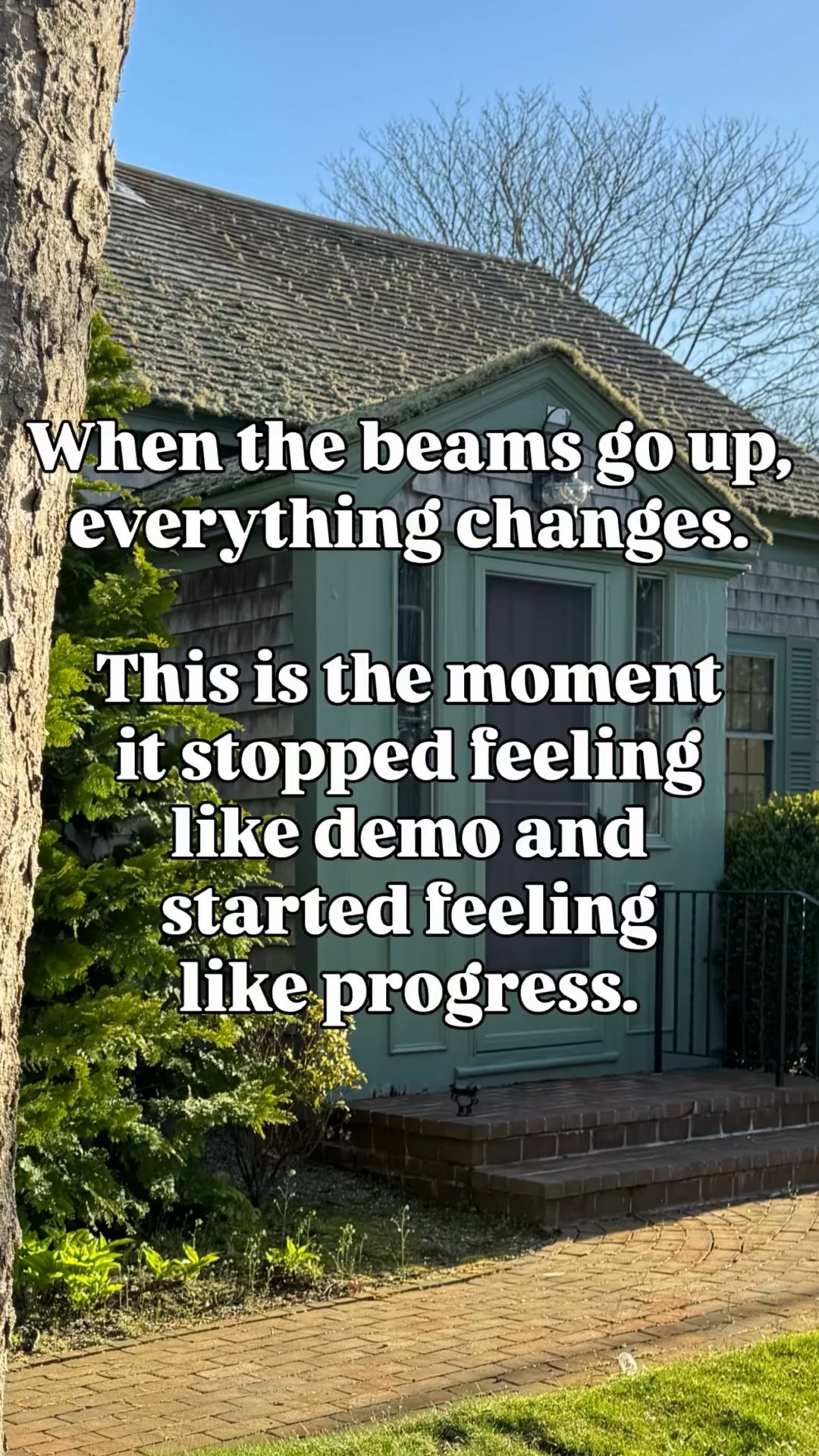 The structure is taking shape 🏡
 The support beams are up, the temporary walls are down, and for the first time — we can see the real layout of what this 1803 Cape Cod home will become.

This stage feels like the true turning point. It took almost 3 months to get to this point. Dust, noise, and debris, the bones of the house are stronger, the floors are starting to level, and the new bathroom framing is underway.

There’s something deeply satisfying about watching an old home regain its strength — one beam, one nail, one careful step at a time.

This is Episode 4 in my Cape Cod Renovation Series, and it’s the first time it’s starting to look like the home we’ve been imagining for months.

💬 Tell me — do you love the renovation process, or just the big reveal? 📌 Save this reel if you want to follow along — the next episode is where design starts coming into play!

Cape Cod renovation, historic home remodel, old home renovation, support beams installation, floor leveling, home framing process, 1800s house restoration, New England home transformation, Cape Cod farmhouse, home renovation before and after

#CapeCodRenovation #HistoricHome #OldHouseCharm #BeforeAndAfter #HomeRestoration #RenovationJourney #CapeCodLiving #FamilyHome #HomeTransformation #NewEnglandHome #TimelessDesign #ClassicHome #OldHomeRenovation #HomeImprovement #ATallDrinkOfStyle

#LTKOver40 #LTKTall #LTKHome