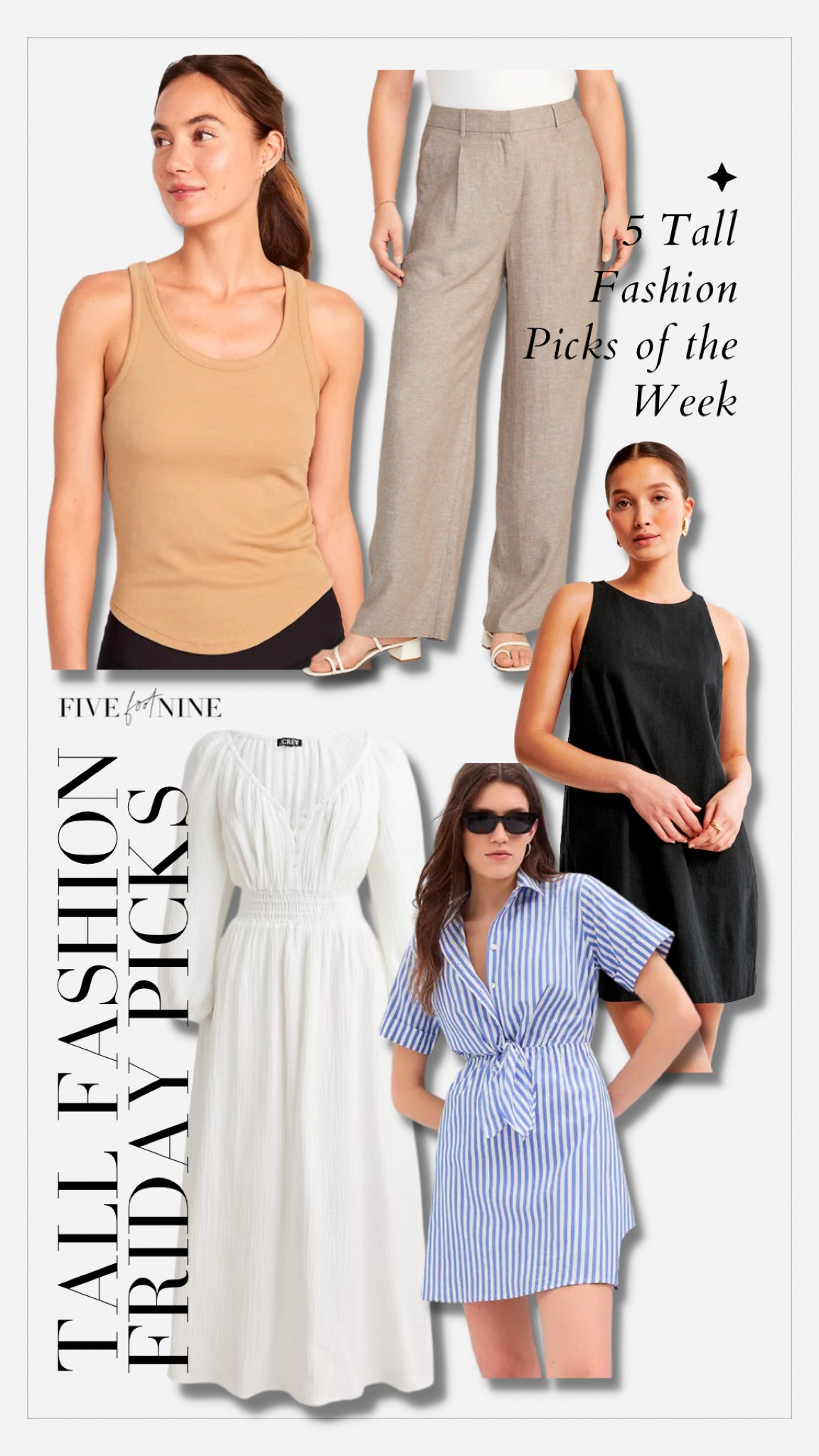This weeks tall fashion finds, linen pants, workout tank, gauze dress, striped dress, linen dress 

#LTKsalealert #LTKwedding