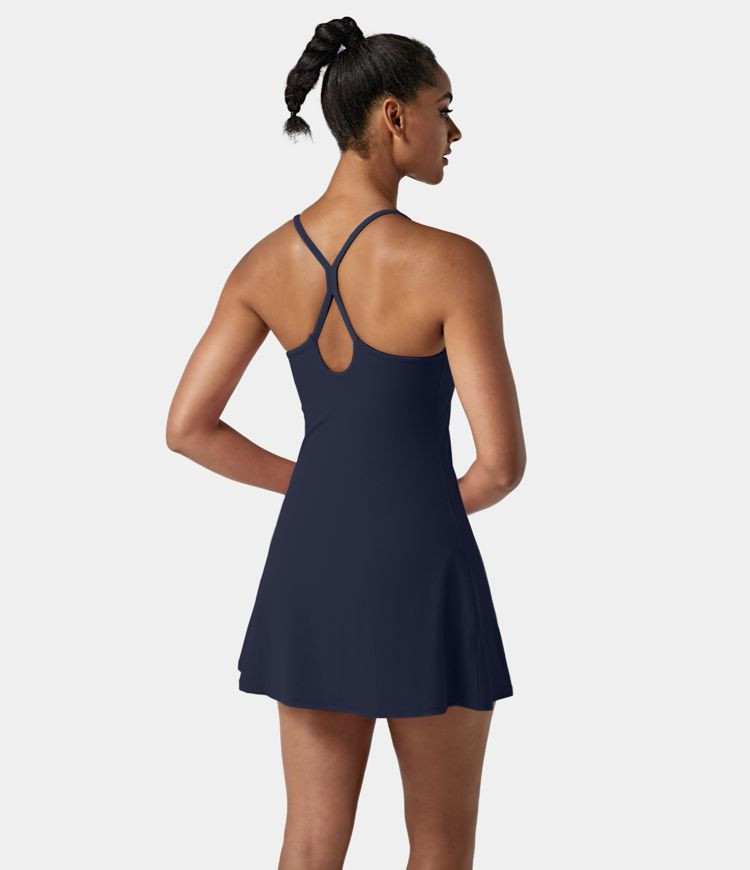 Women’s Everyday Cloudful™ Air Fabric Backless 2-in-1 Cool Touch Activity Dress-Euphoria Air ... | HALARA