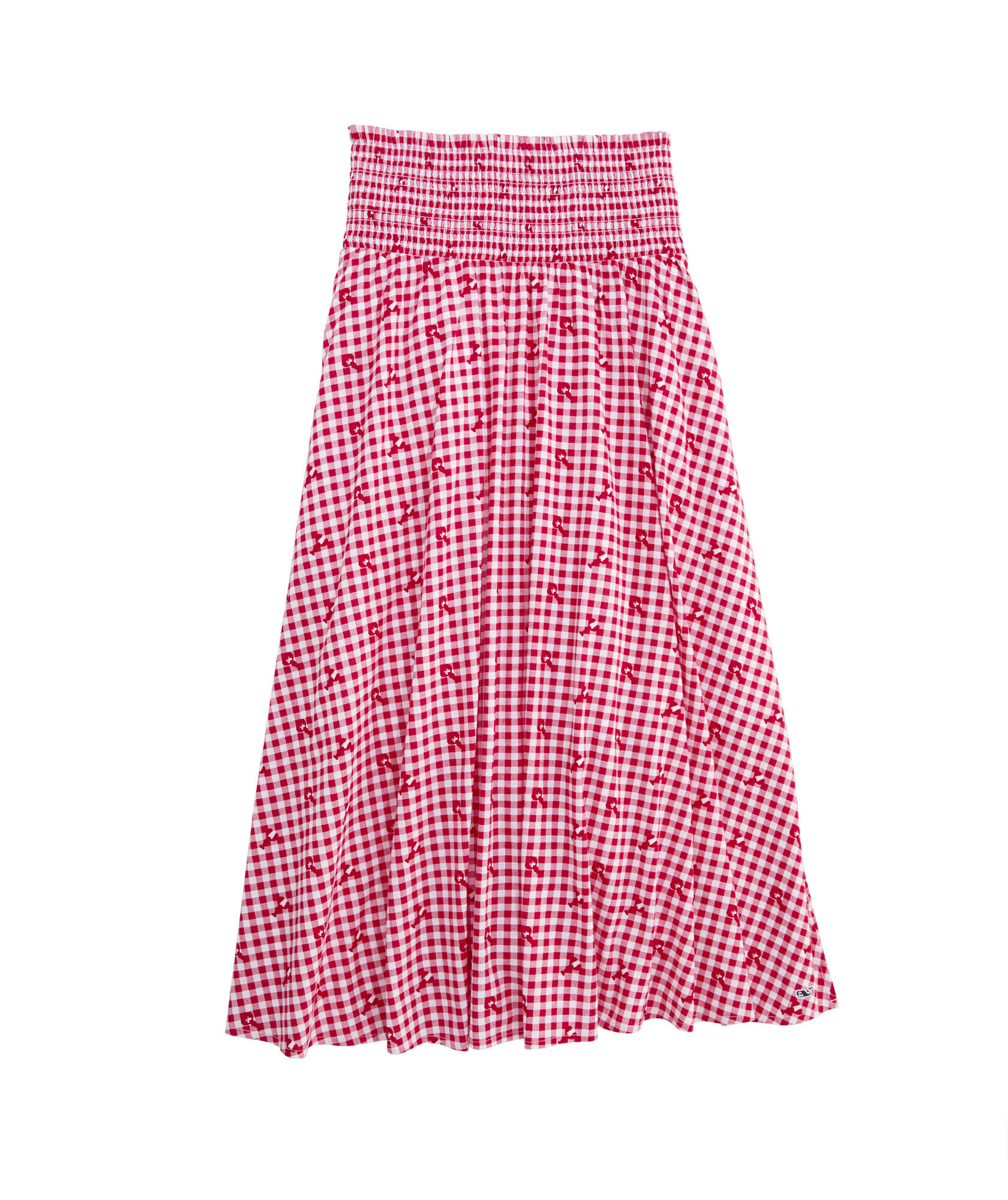 OUTLET Smocked Waist Midi Skirt | vineyard vines
