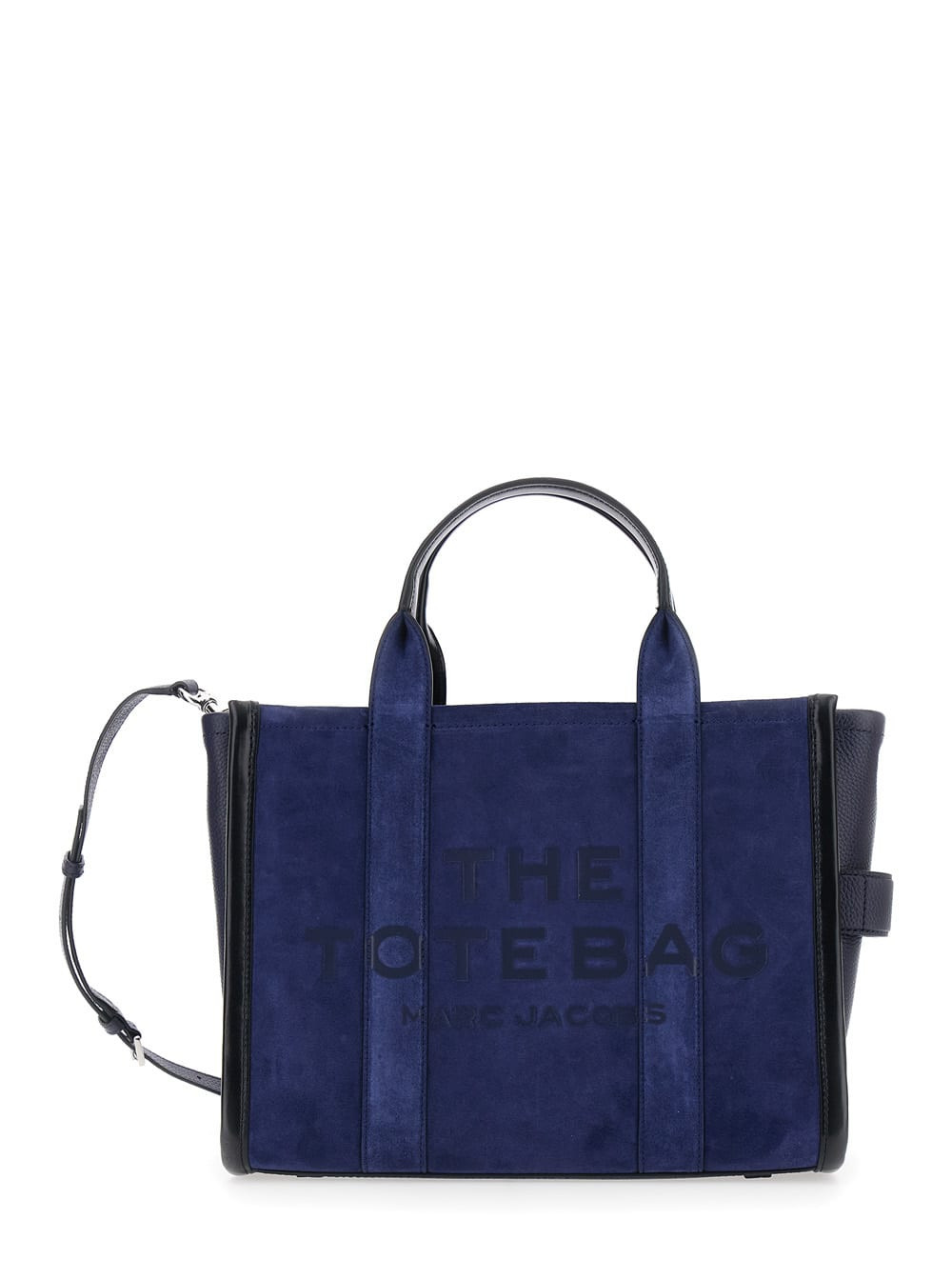 Marc Jacobs Handbag the Medium Tote With Logo Lettering On The Front And Adjustable And Removable Suede Strap Blue Women | Italist.com US