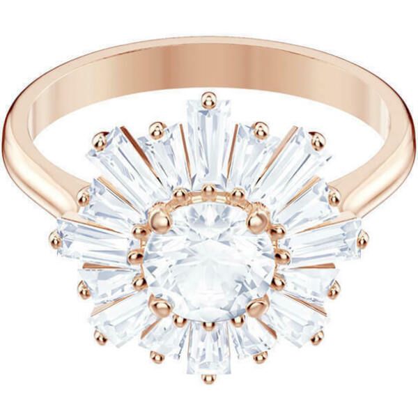 Sunshine Medium Ring Size 7 EUR 55 Rose Gold 2019 Swarovski Jewelry 5459599 | eBay US