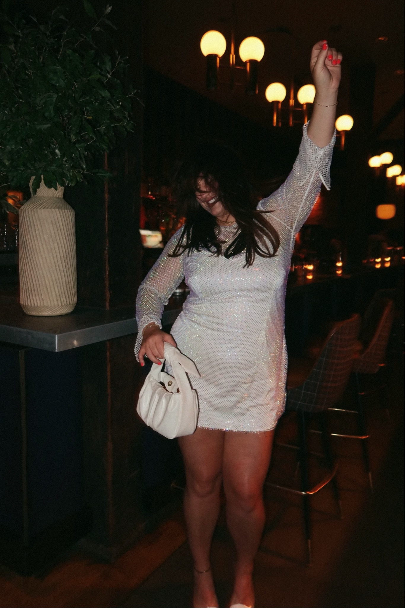 Show me your mumu’s iconic mini is just that - iconic! I’m wearing XL and it looks good but I typically wear XXL in mini dresses and wish I had gone XXL just bc the white shoes my belly outline more  

#LTKParties #LTKStyleTip #LTKPlusSize