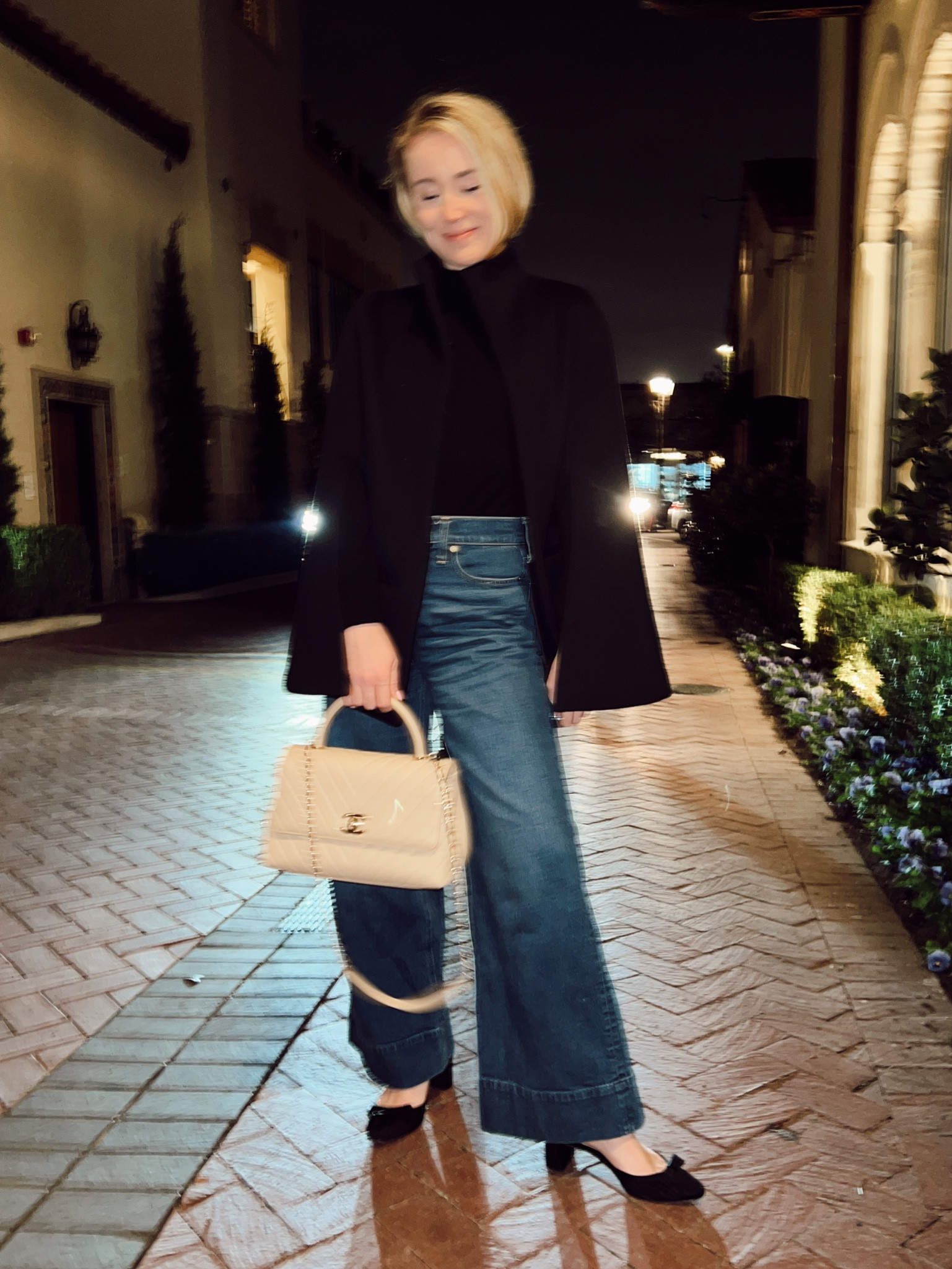 Jeans run large, I’d recommend sizing down one from your usual size.