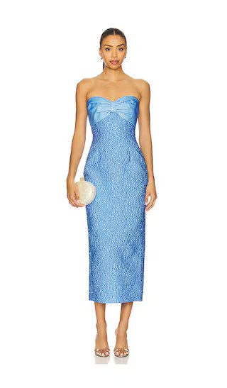 SAU LEE Jackie Dress in Blue. - size 0 | Revolve Clothing (Global)