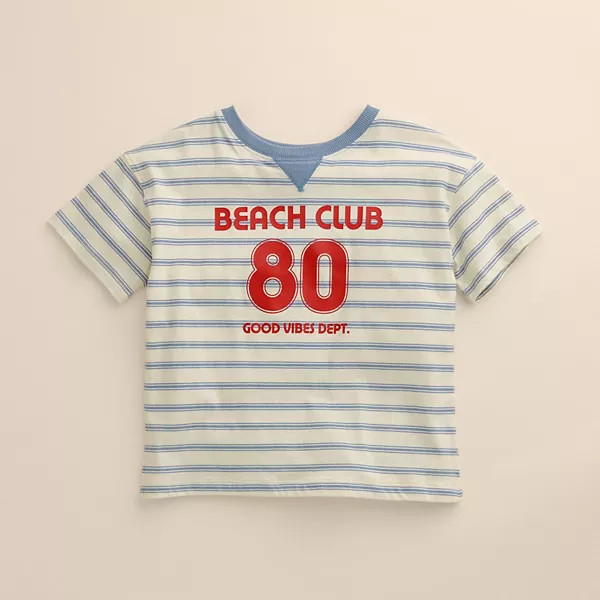 Toddler & Baby Little Co. by Lauren Conrad Varsity Oversized Tee | Kohl's