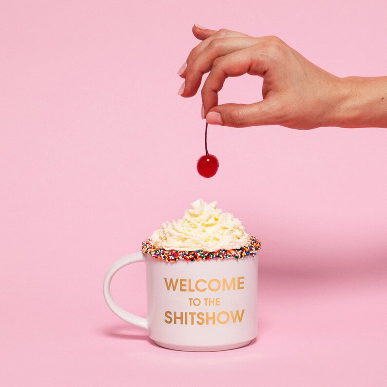Welcome to the Shitshow Gold Foil Oversized Mug - Etsy | Etsy (US)