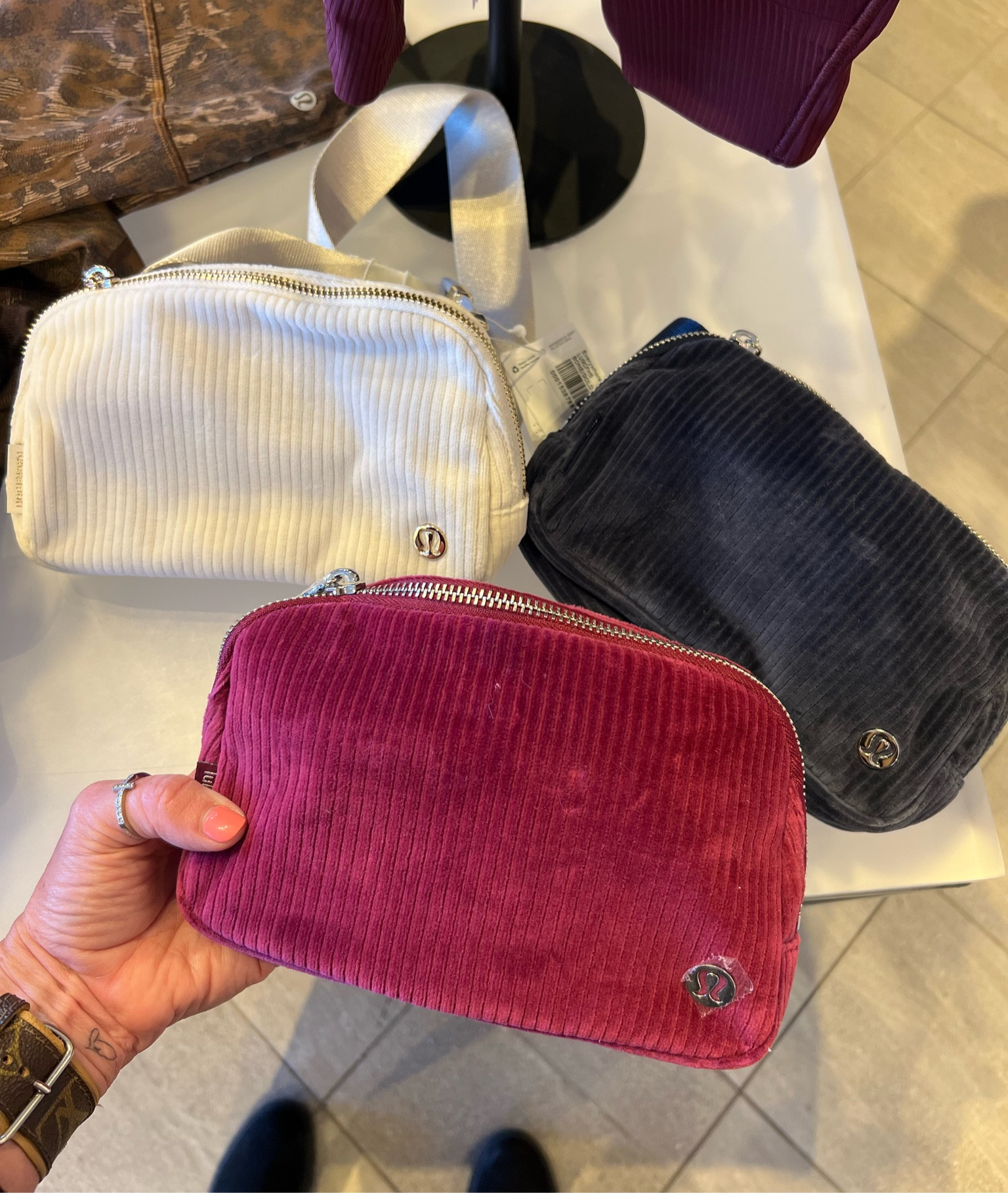 TREND ALERT🔥🔥🔥Belt bags 🔥🔥🔥 are so hot for teens and adults!! Love These corduroy ones! These make for a great on the go or travel bag  
Makes for the perfect gift! 

Crazy Busy Mama - Lululemon 

#LTKGiftGuide #LTKTravel #LTKFindsUnder50