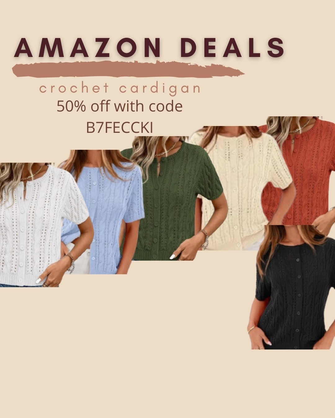 $13 ends 6/22

Amazon fashion
Amazon deals
Crochet cardigan

#LTKSaleAlert