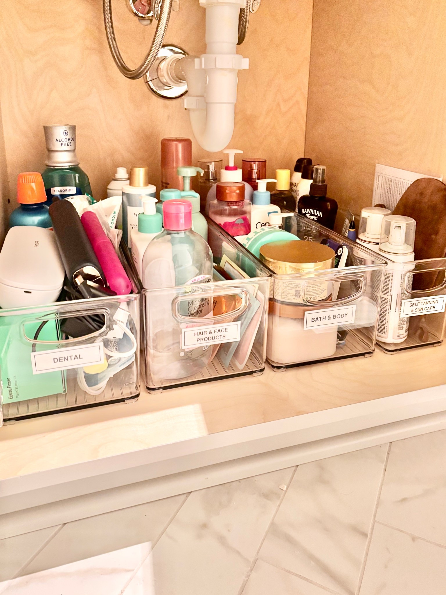 How to organize under the bathroom sink!

#LTKmomlife #LTKHome