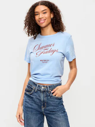 EveryWear Crew-Neck Graphic T-Shirt | Old Navy (US)