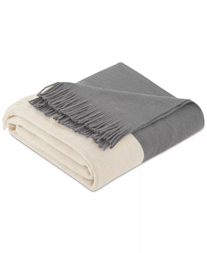 INK+IVY Stockholm Color Block Throw & Reviews - Blankets & Throws - Bed & Bath - Macy's | Macys (US)