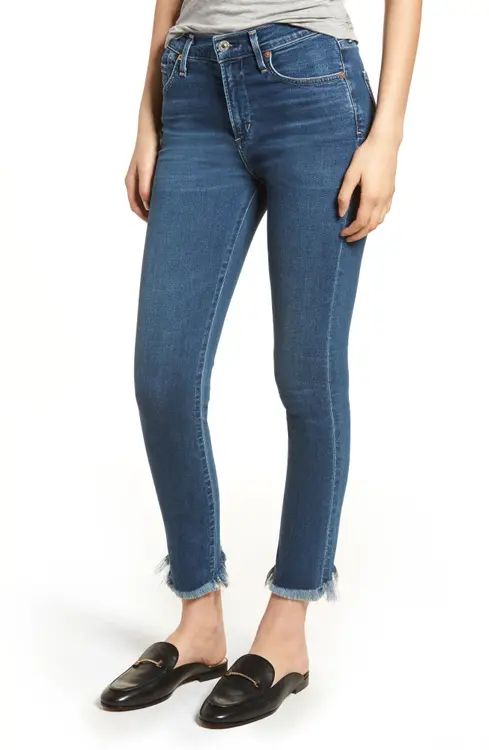 Citizens of Humanity Rocket High Waist Crop Skinny Jeans (Frequency) | Nordstrom