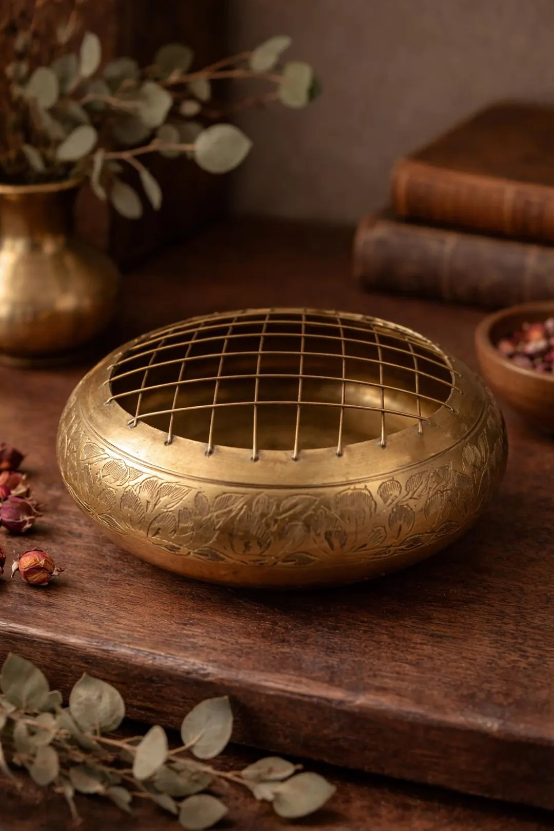 Vintage Brass Frog Flower Bowl | Etsy (US)