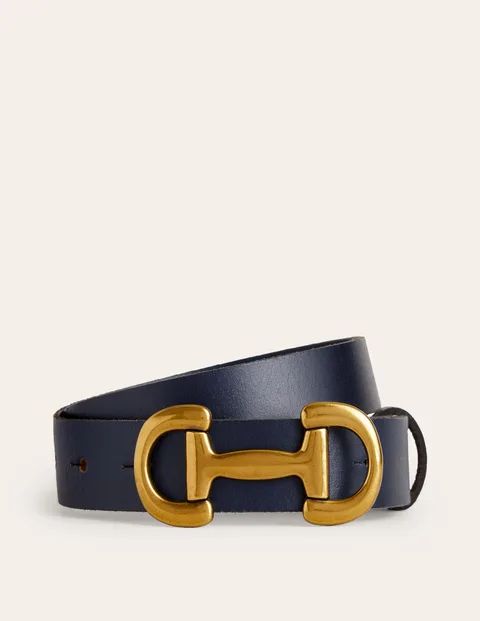 Iris Snaffle-Trim Leather Belt | Boden (US)