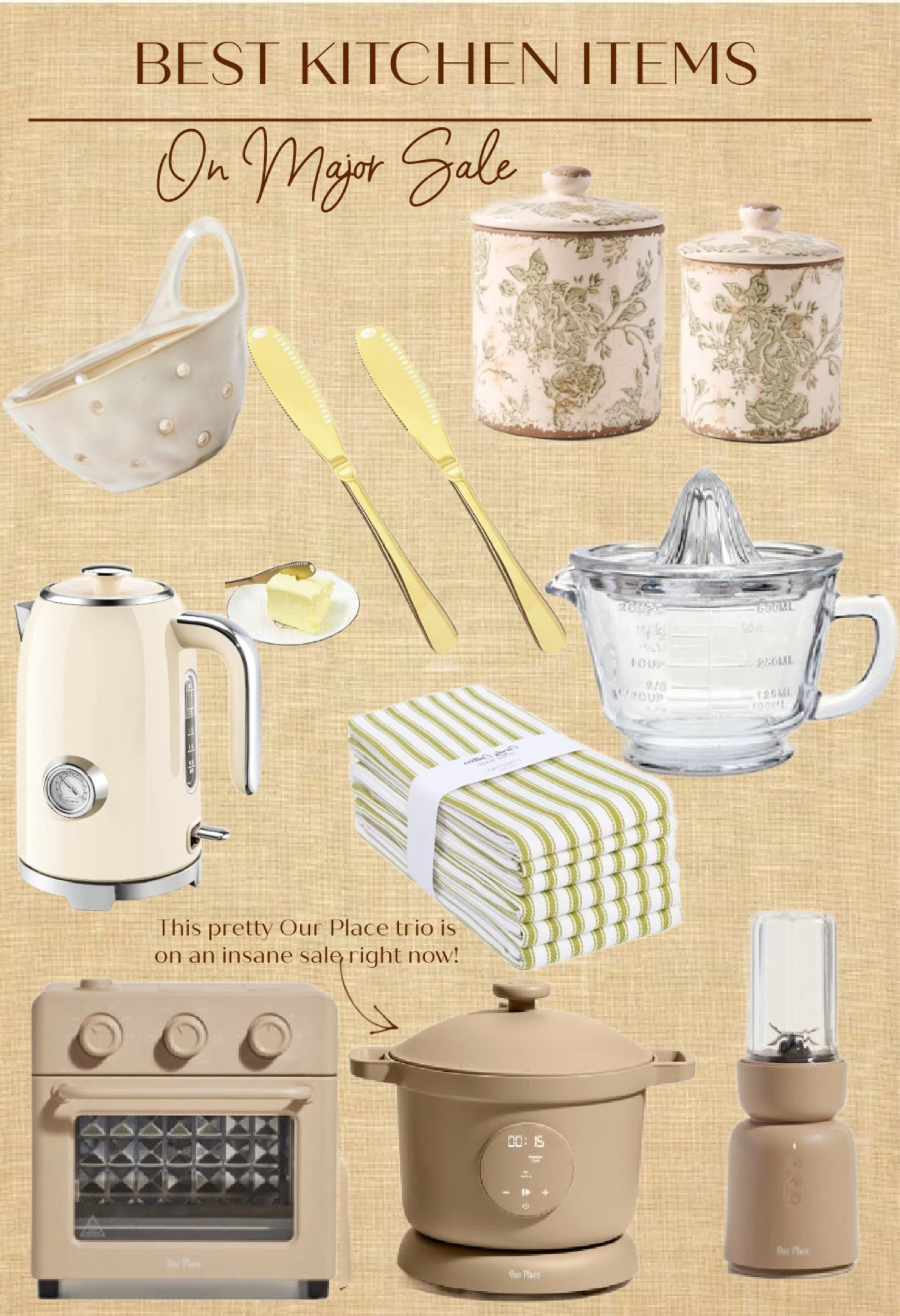 The  best kitchen items are on sale right now for Black Friday deals. I can’t believe the price for Our Place Trio appliance suite - that I paid practically for one item. This is the perfect time to take advantage of these sales to refresh your kitchen if you’ve been waiting for better prices! #bestblackfridaysales#LTKCyberWeek

#LTKSaleAlert #LTKGiftGuide