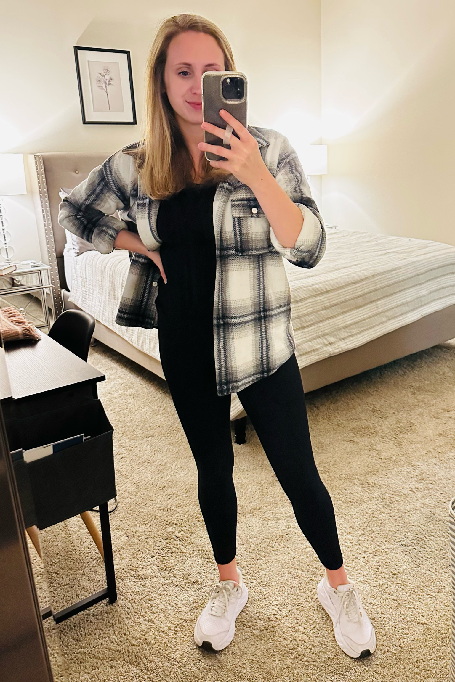 It’s actually cold in Florida?! Which means I can break out my cozy plaid shacket! And it’s on sale! Wearing a size small with my favorite Pink Lily leggings and Hokas. 

#LTKunder50 #LTKsalealert #LTKSeasonal