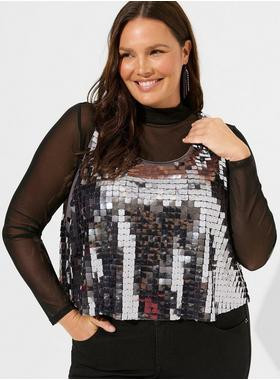 Sequin Crop Tank | Torrid (US & Canada)