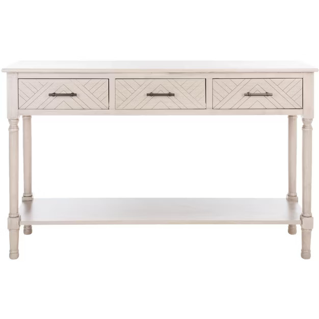 Peyton 3 Drawer Console Table  - Safavieh | Target