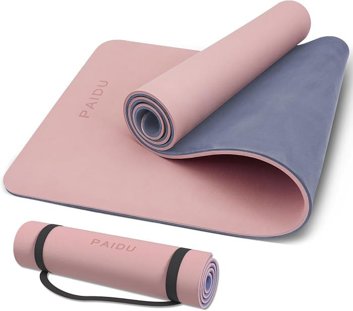 Yoga Mat Non Slip Anti-tear,extra thick-2/5 inch（10MM）High Resiliency Professional POE Yoga M... | Amazon (US)