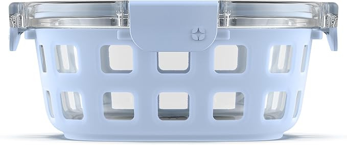Ello Duraglass Meal Prep Container- Glass Food Storage Container with Silicone Sleeve and Airtigh... | Amazon (US)