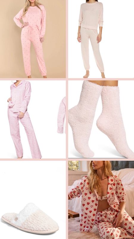 February and valentines loungewear pajama fashion finds! Pink lounge wear 💗 

#LTKunder50 #LTKFind #LTKstyletip