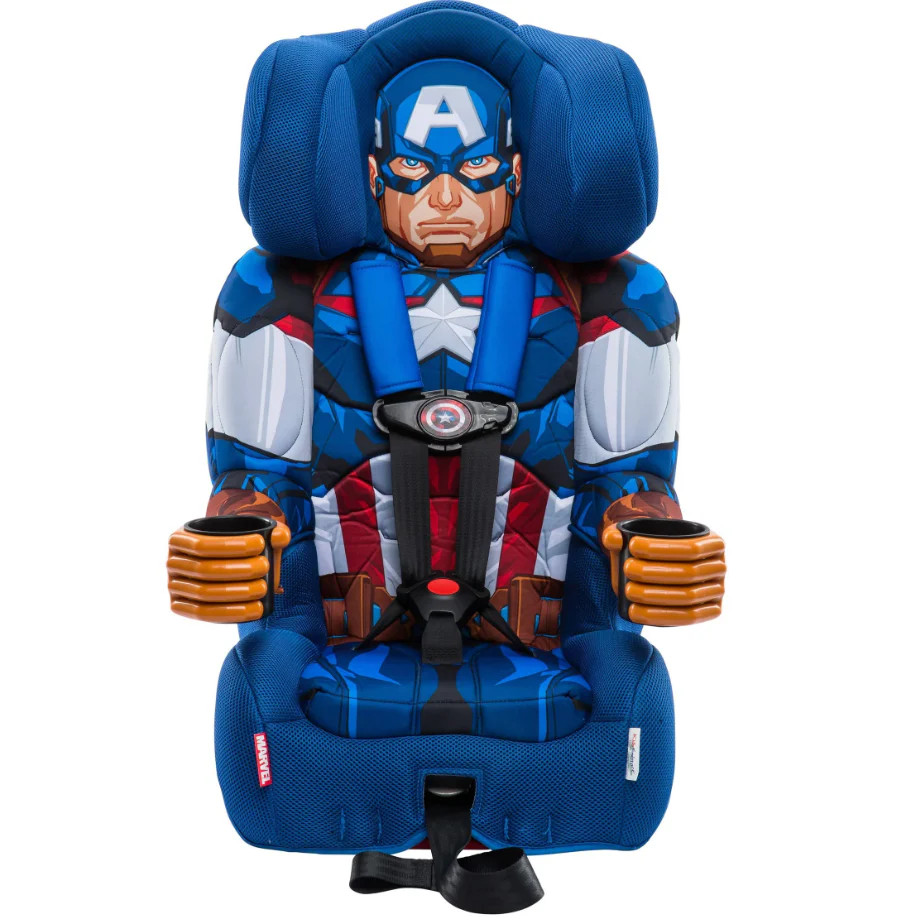 Car Seat Kidsembrace Marvel Avengers Captain America Combination Harness Booster Car Seat | REBEL (formerly Rebelstork)