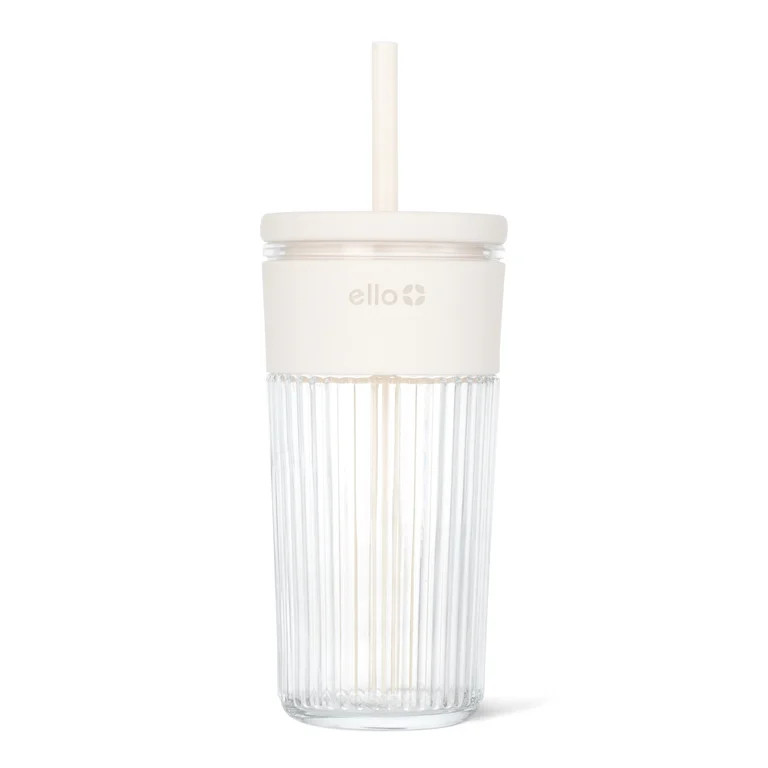 Ello Ava 18oz Glass Tumbler , Sandbar | Walmart (US)