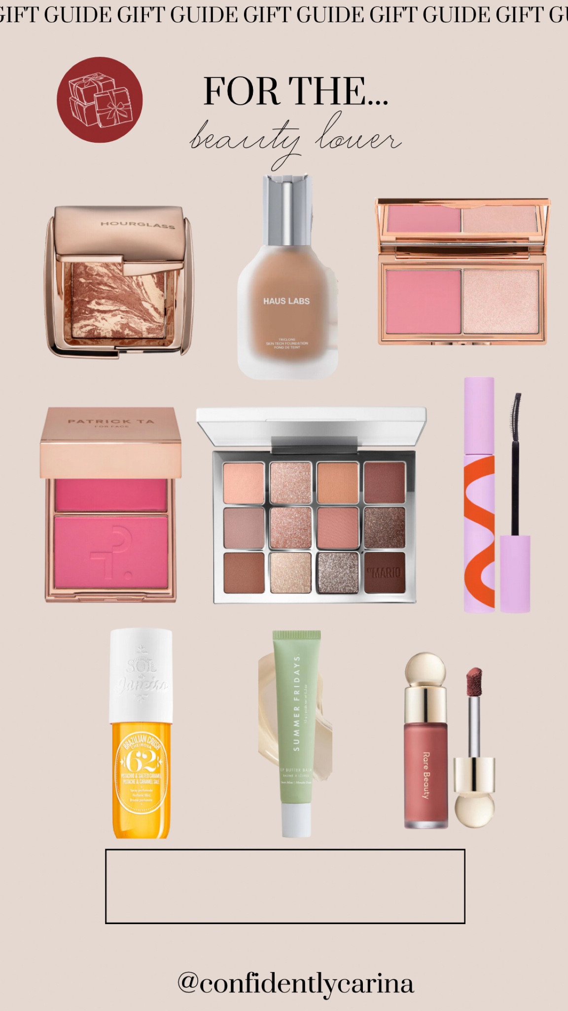 Gift guide for the beauty lover 🩷 

Gift guide for her, makeup gift guide, best selling makeup, Sephora favorites, Christmas gift guide



#LTKGiftGuide #LTKSeasonal #LTKHoliday