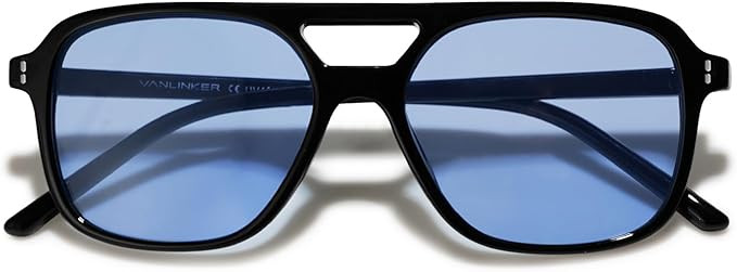 VANLINKER Retro Vintage 70s Square Aviator sunglasses for women men VL9611X | Amazon (US)