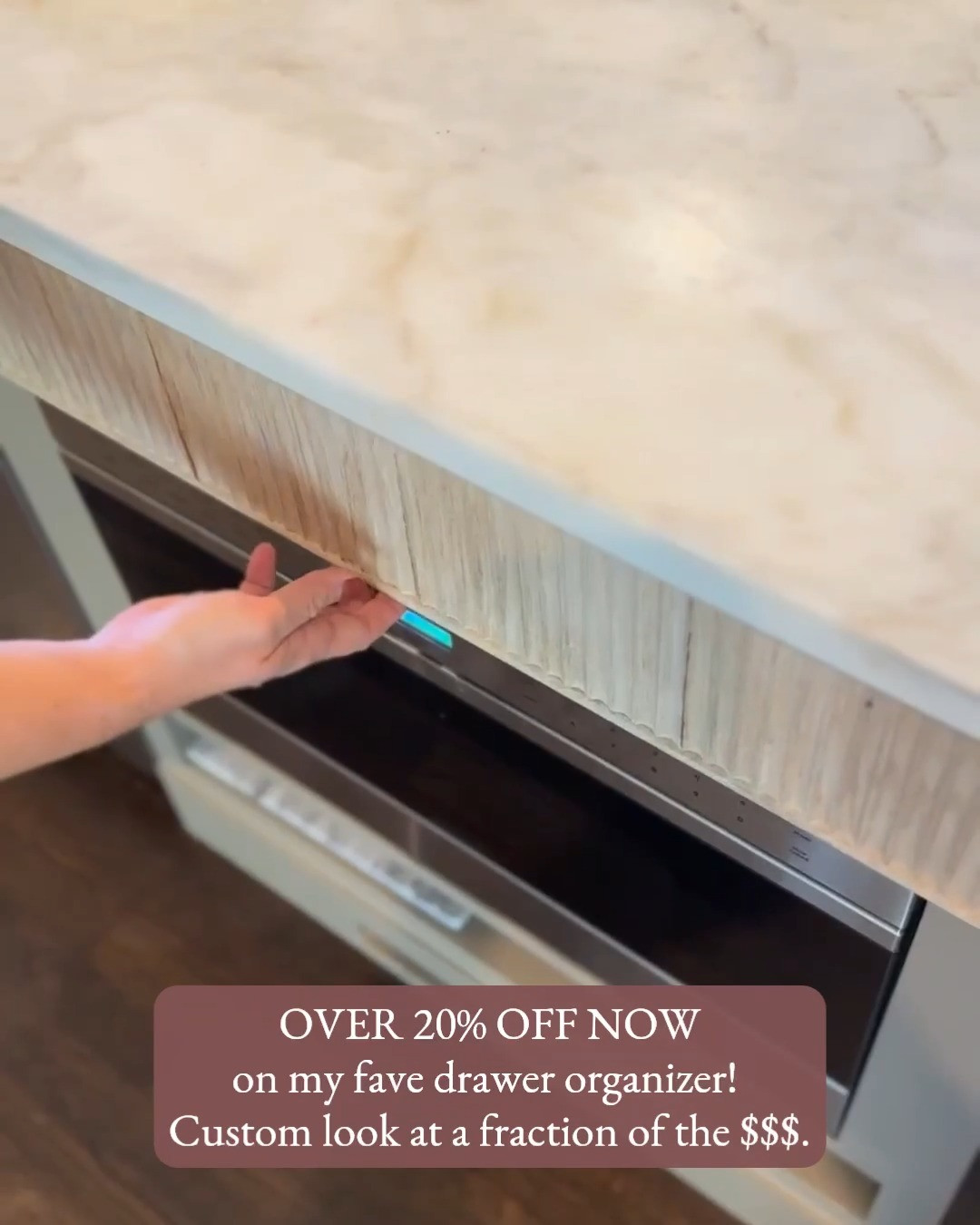 Over 20% off my favorite drawer organizer for the Amazon Early Prime Deals! Custom look at a fraction of the price and it keeps every kitchen drawer so tidy. 

 #amazonprimedeals #earlyprimedeals #primeday #amazondeals #drawerorganizer #kitchenorganization #organization #bamboo #kitchendrawer #homeorganization #organizedhome #amazonhome #homefinds #salealert #founditonamazon #LTKSaleAlert