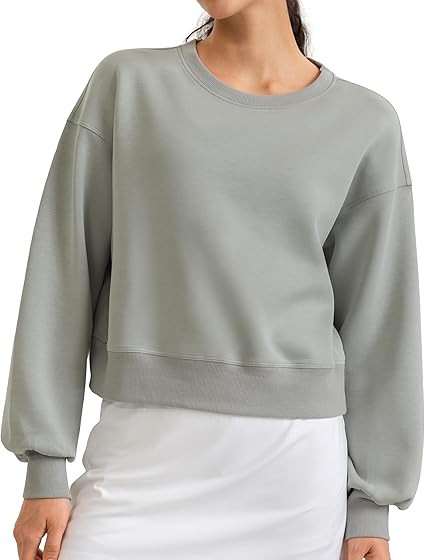 Colorfulkoala Velvra Modal Fleece Lined Pullover - Women's Soft & Warm Lounge Sweatshirt, Stylish Winter Tops | Colorfulkoala