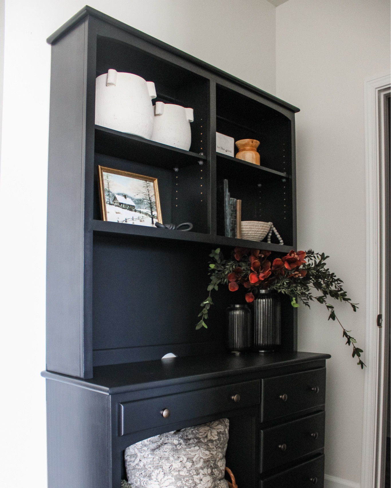 This credenza hutch just over went a major makeover. If you want to see the before, head on over to @makinghomeoncemore on IG to see! 



#LTKFamily #LTKHome