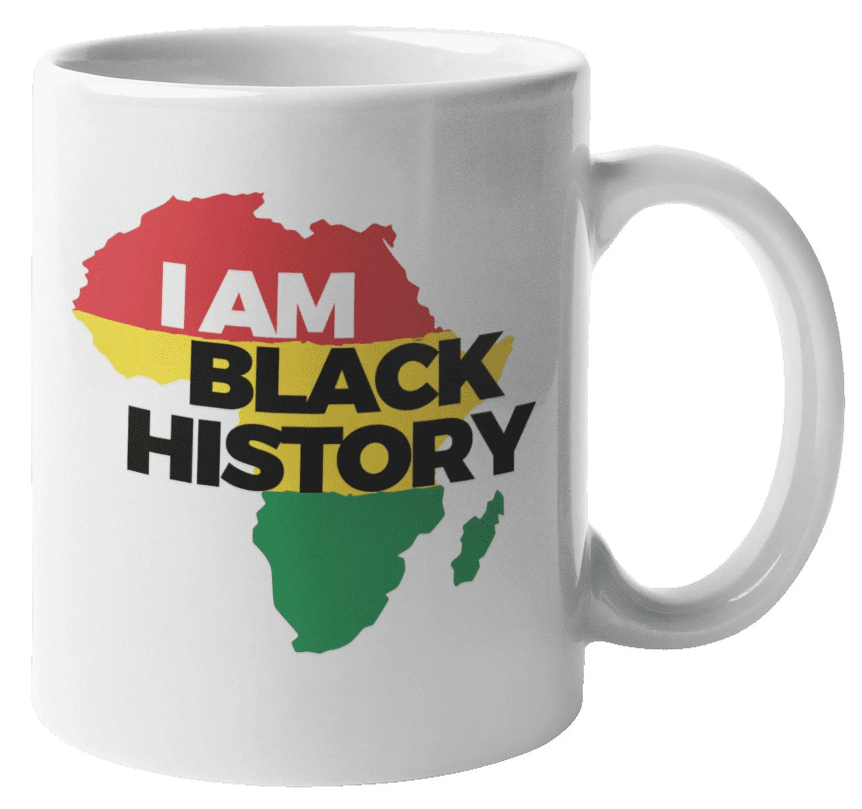 I Am Black History, Map of Africa Coffee & Tea Mug for African American (11oz) | Walmart (US)