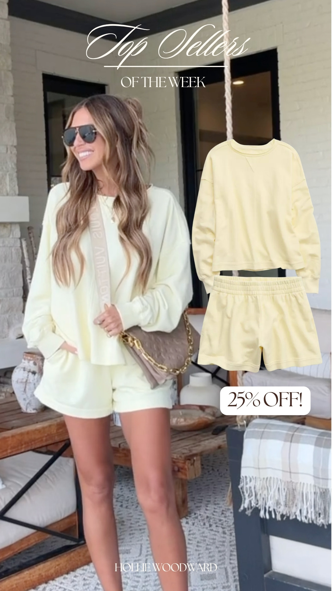 wearing a small in both 💛 still on sale too! 

 #LTKSaleAlert