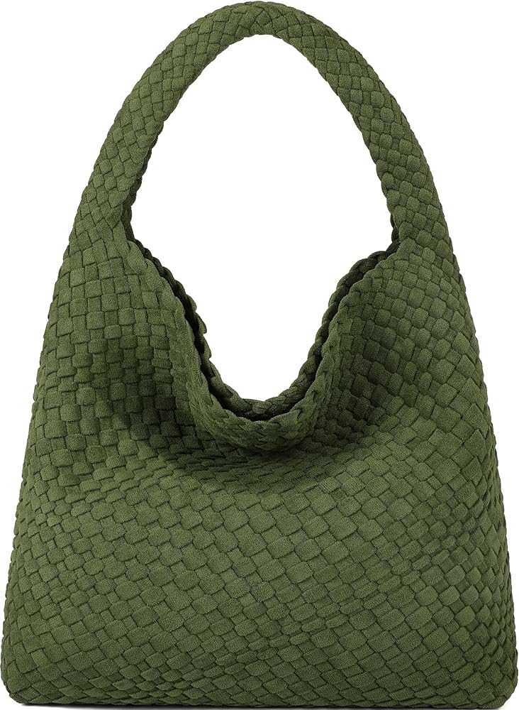 Queenoris Fashion Hobo Bags for Women Top-handle Shoulder Bag Vegan Leather Purses Soft Summer To... | Amazon (US)