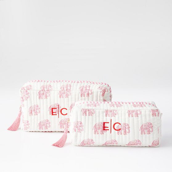 Block Print Travel Pouch Set | Mark and Graham