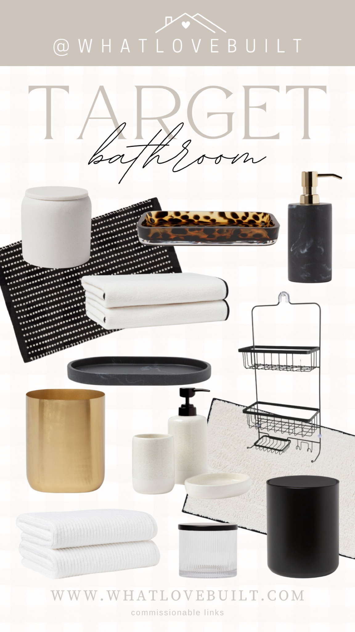 Target Modern Home Bathroom New Arrivals 🖤

#bathroom #modernhome #target #blackbathroom #brass #home #targethome

#LTKHome #LTKStyleTip #LTKFindsUnder50