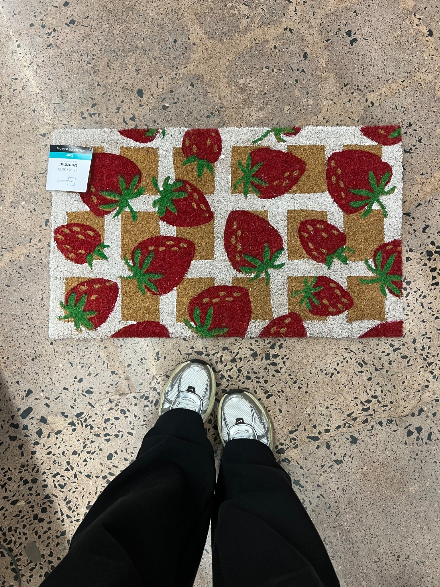 Walmart strawberry doormat, spring summer entryway refresh affordable decor 

#LTKHome