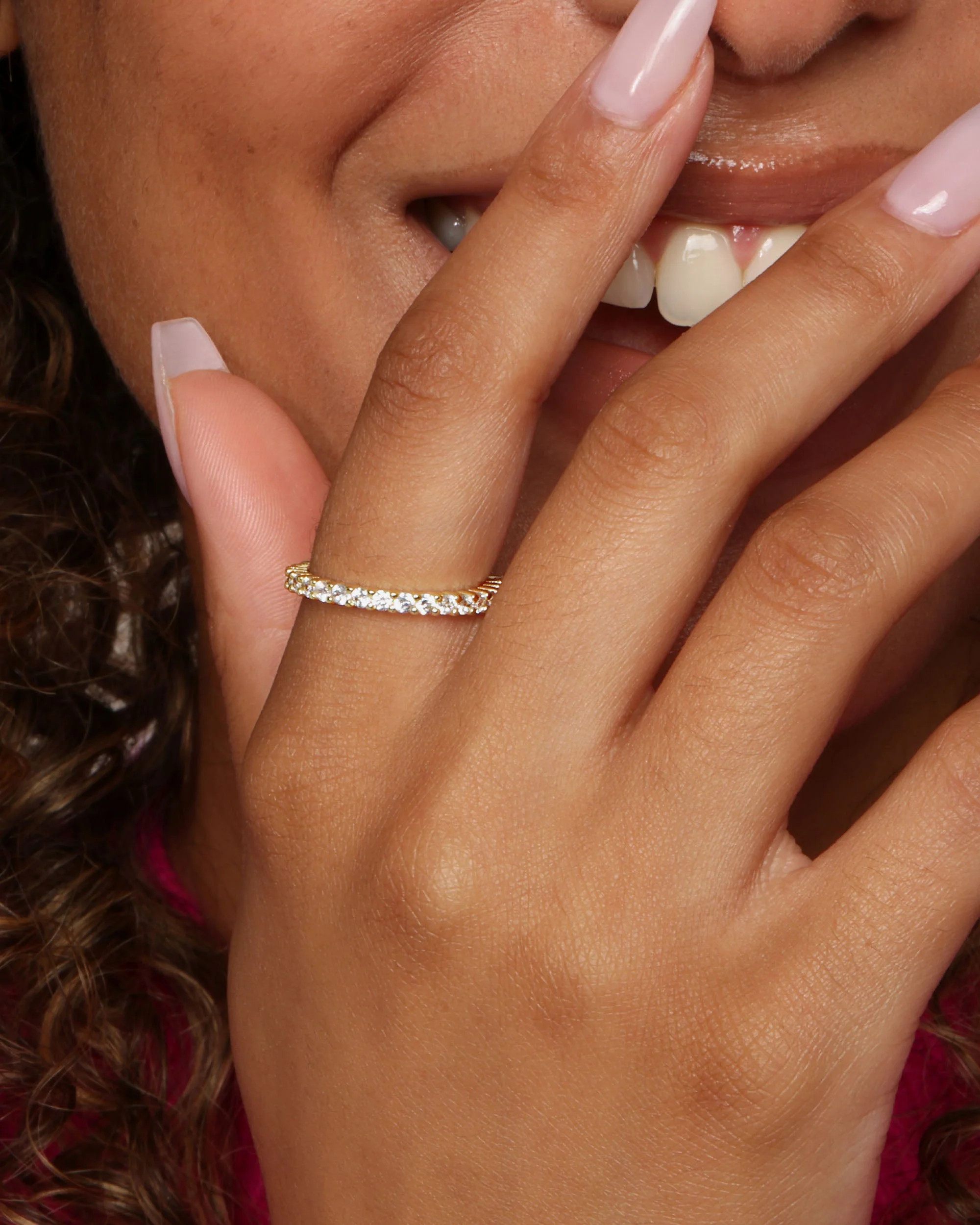 The Baby Heiress Ring - Gold|White Diamondettes | Melinda Maria Jewelry