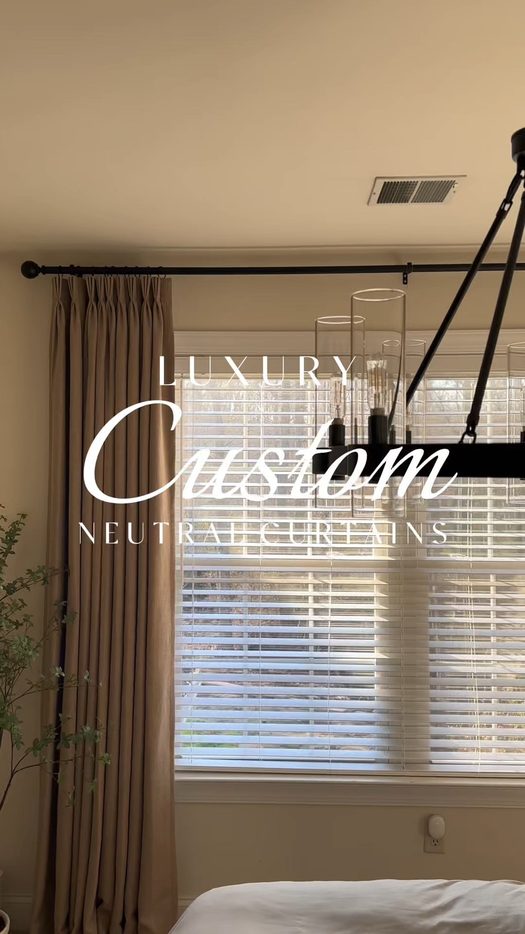 POV: you bring warmth and elegance to your space with custom linen curtains 🤎

These custom window treatments from @neutralcurtains (gifted) are simply stunning and the process to get curtains tailored to your exact space could not be easier - they provide all the steps to collect your measurements. 

Details:
Style: Liz Linen Herringbone
Color: Taupe Grey
Liner: Thermal blackout 

👉🏼 Use Code "FYA" to get 25% off your order!

#neutralcurtains #linencurtains #bedroomrefresh #neutralbedroom #modernorganic #windowtreatments

#LTKStyleTip #LTKWatchNow #LTKHome