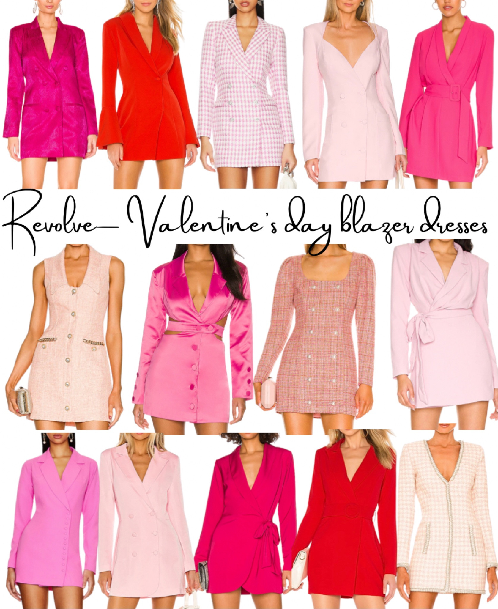 My blazer dress picks from Revolve for Valentine’s Day! All under $200 💖❤️

#LTKFind #LTKGiftGuide #LTKSale
