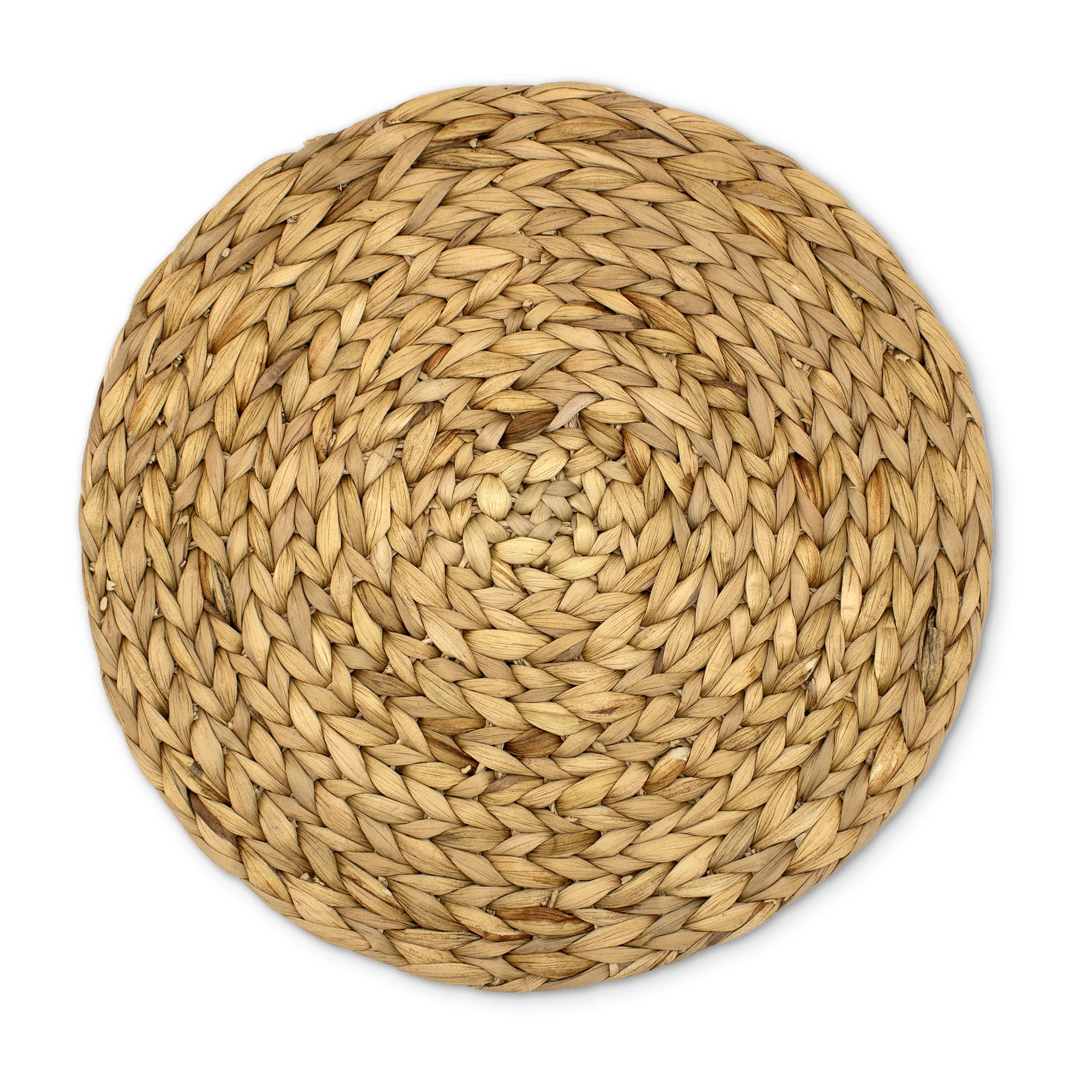 Better Homes & Gardens Water Hyacinth Round Placemat, Natural, 15"Diameter | Walmart (US)