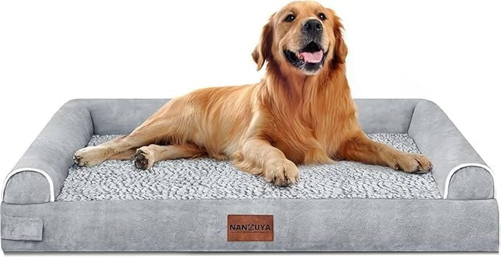 Large Dog Bed Orthopedic Washable: Beds Bolster XL Bed Big XLarge Dogs Memory Foam Couch Sofa Wat... | Amazon (US)