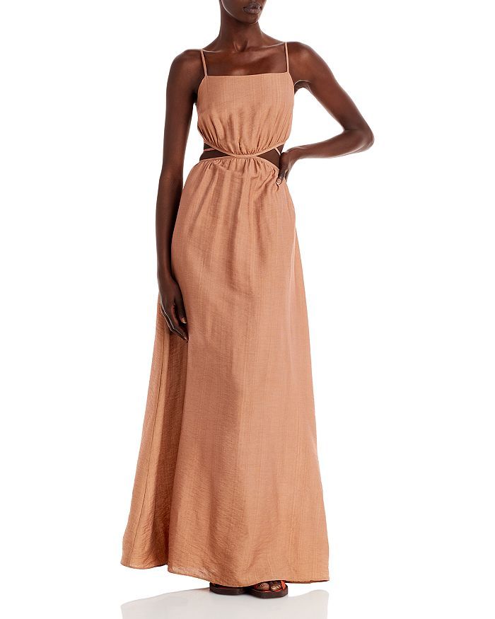 Moon River Cutout Waist Maxi Dress Back to Results -  Women - Bloomingdale's | Bloomingdale's (US)