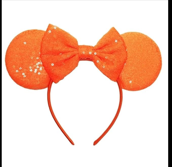 CLGIFT Sparkly Mouse Ears, Custom Silver, Gold, Blue, and Classic Red Sequin Mickey Ears | Amazon (US)