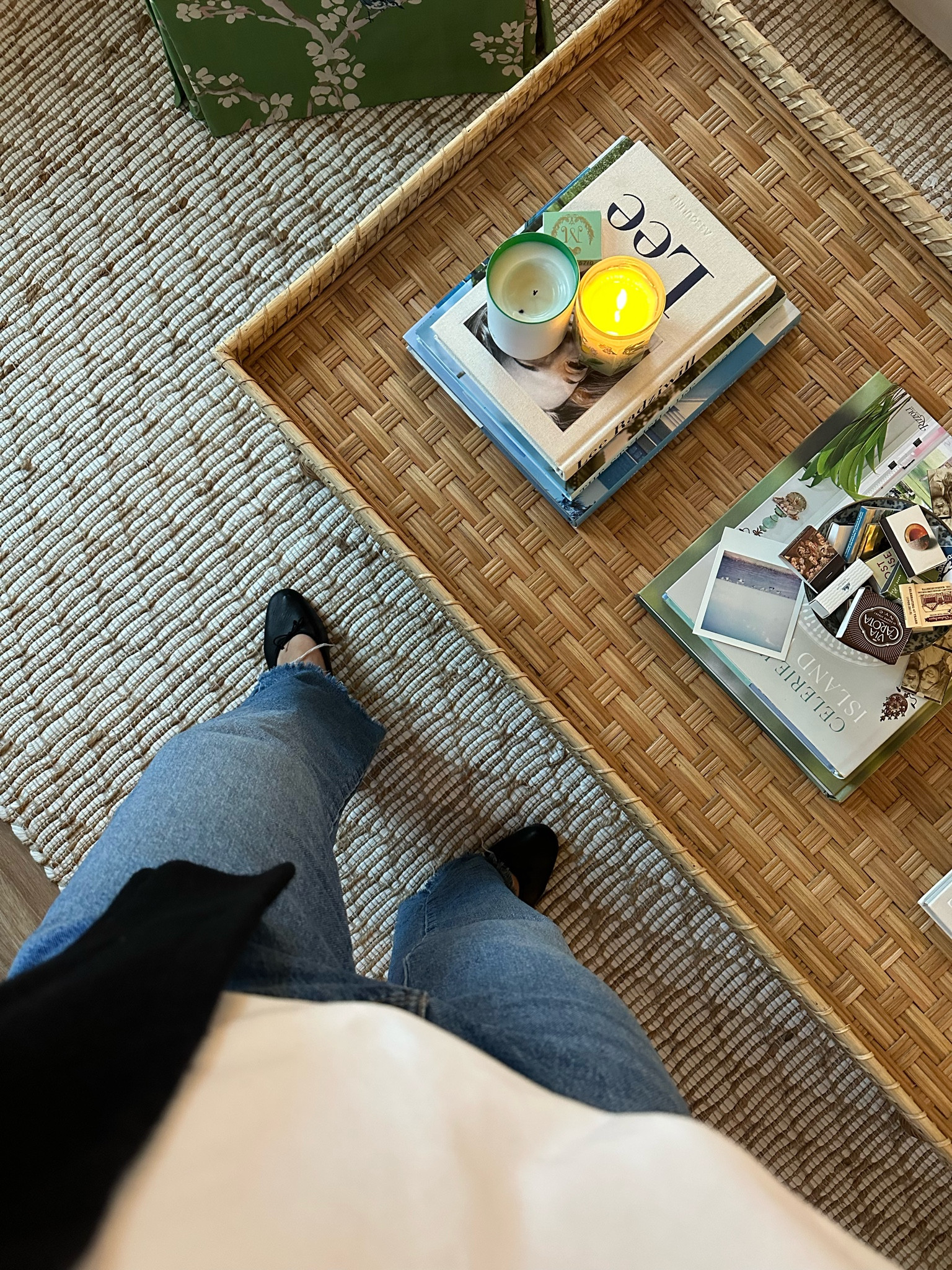 Jeans are Zara! Flats, t-shirt and sweater are linked! 

#LTKSeasonal #LTKshoecrush #LTKstyletip