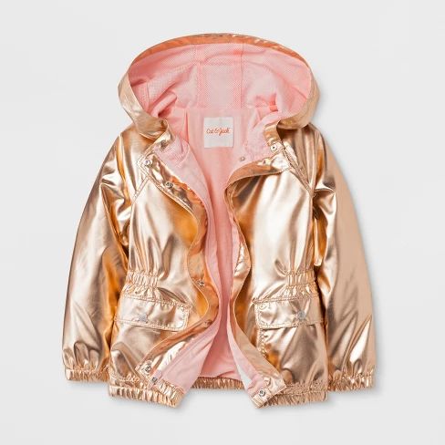 Toddler Girls' Jacket - Cat & Jack™ Rose Gold 3T | Target