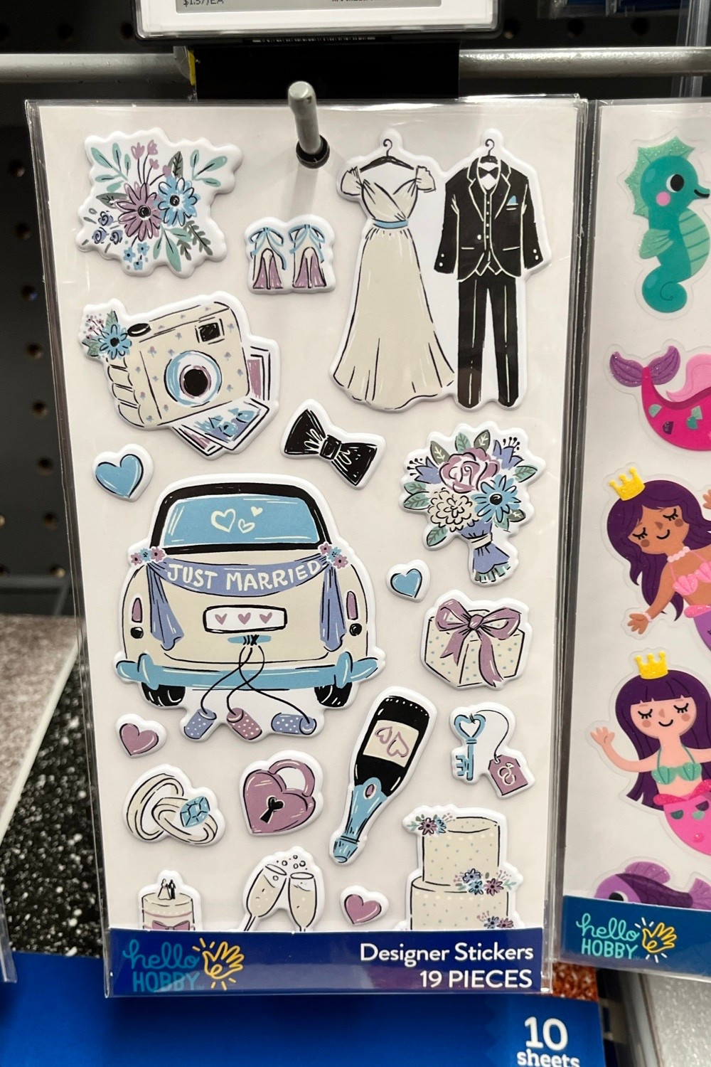 Saw these cute wedding puffy stickers today for the bride to be or newlywed who loves to craft. Under $2 a pack at Walmart. 

#LTKWedding #LTKHome #LTKSeasonal