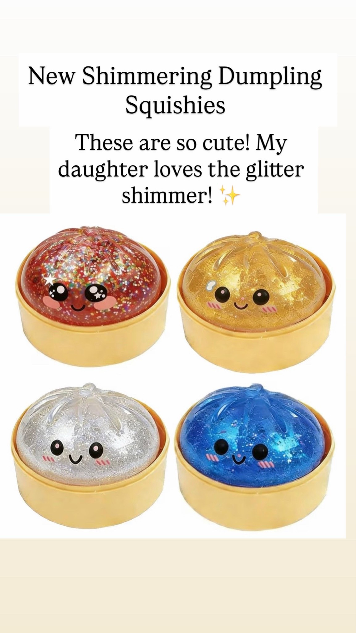 New shimmering dumplings

#LTKKids